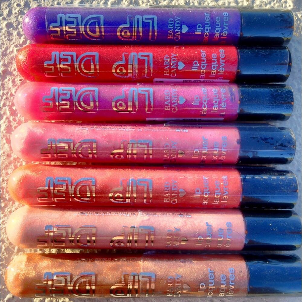 Lot of 8 Hard Candy Lip Def High Pigment Lip Gloss Assorted Colors